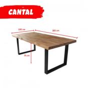 Table CANTAL 180X100 / Chêne massif