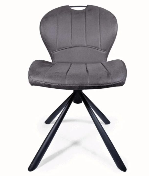 Chaise pivotante LOUNA ergonomique confortable anthracite 