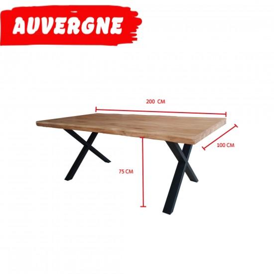 Table AUVERGNE 200X100 / Chêne massif
