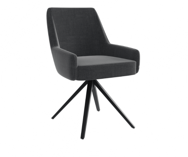 Chaise FRISCO Assise Pivotante anthracite 