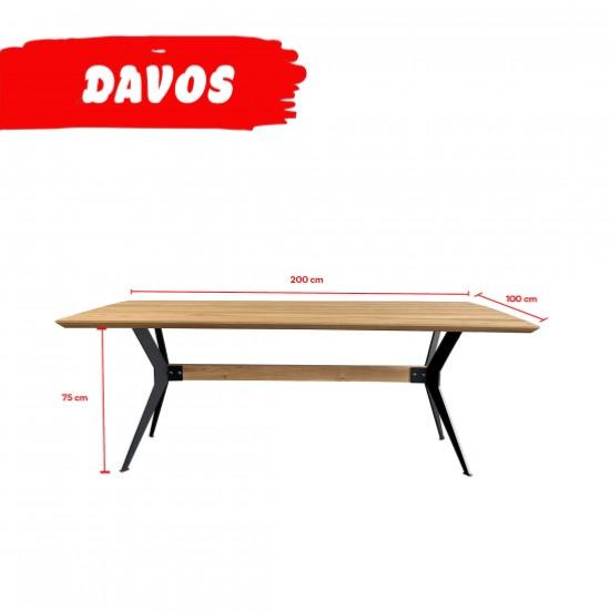 Table DAVOS 200X100 / Chêne massif