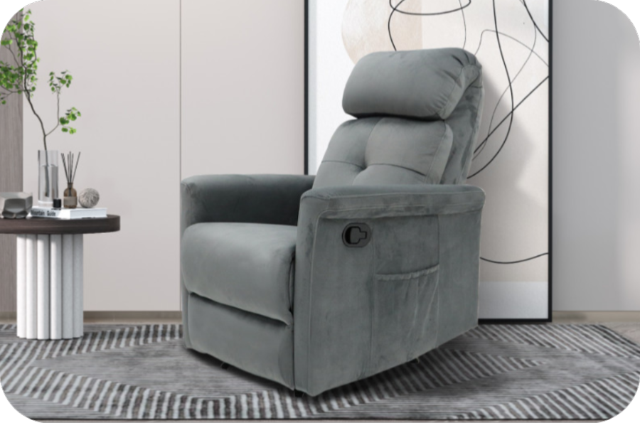 Fauteuil RELAX HANIA gris