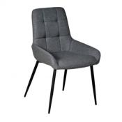 CHAISES ARISTIDE TISSU GRIS FONCE