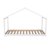 Lit cabane KOALA 90x190 + 1 sommier / Blanc