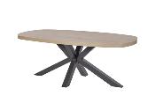 Table ovale pied étoile HENRIK