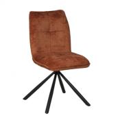 CHAISES PIVOTANTES CORINTHE TERRACOTTA