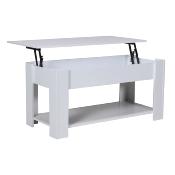 Table basse UTAH 100x50cm / Blanc