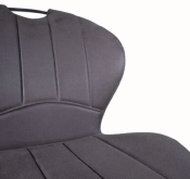 Chaise pivotante LOUNA ergonomique confortable anthracite 