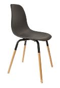 chaise scandinave PHENIX noir