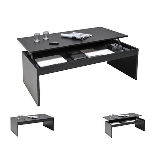 Table basse DARWIN 120x60cm / Noir