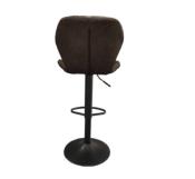 Tabouret MALAGA brun foncé