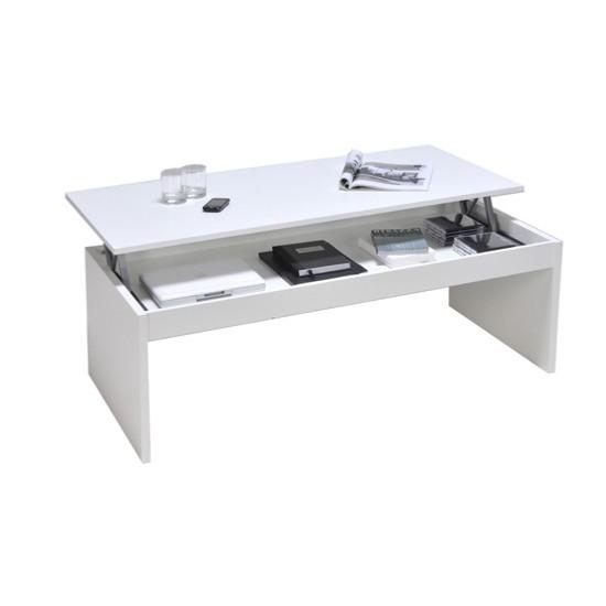 Table basse DARWIN 100x50cm / Blanc