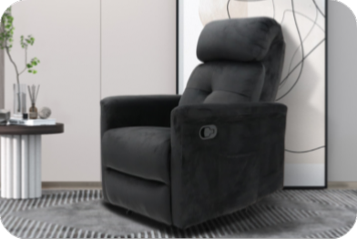 Fauteuil RELAX HANIA noir