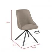 Chaise pivotante CALIOPE / Beige