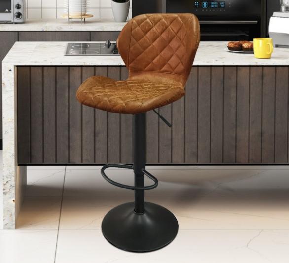 Tabouret MALAGA cognac