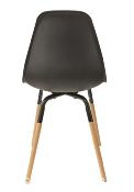 chaise scandinave PHENIX noir