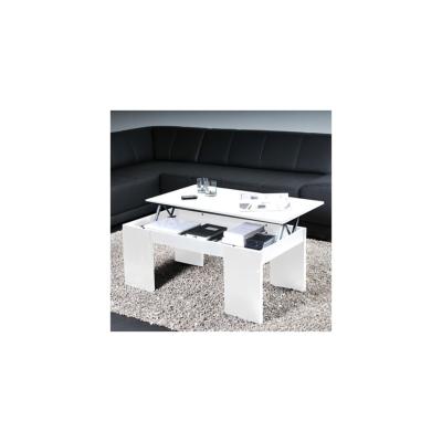 Table basse NEWTON 100x50cm / Blanc