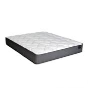 Lit ATLANTA 160x200 + 1 sommier + 1 matelas CARLTON / noir